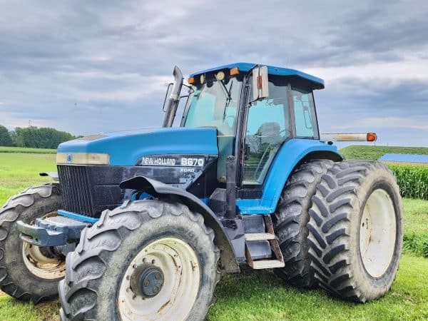 Tracteur Ford 8670 roues doubles - Année:1997-13852 Heures - Stock#d6798c