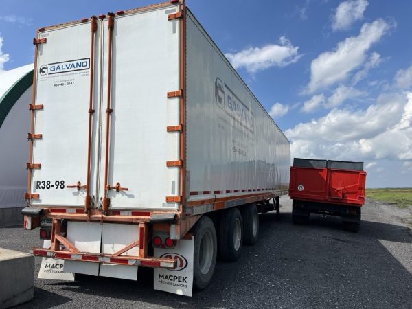 Manac Reefer Trailer 48 ft, 3 axles, new brake-Year:1998 -Stock#d5649j