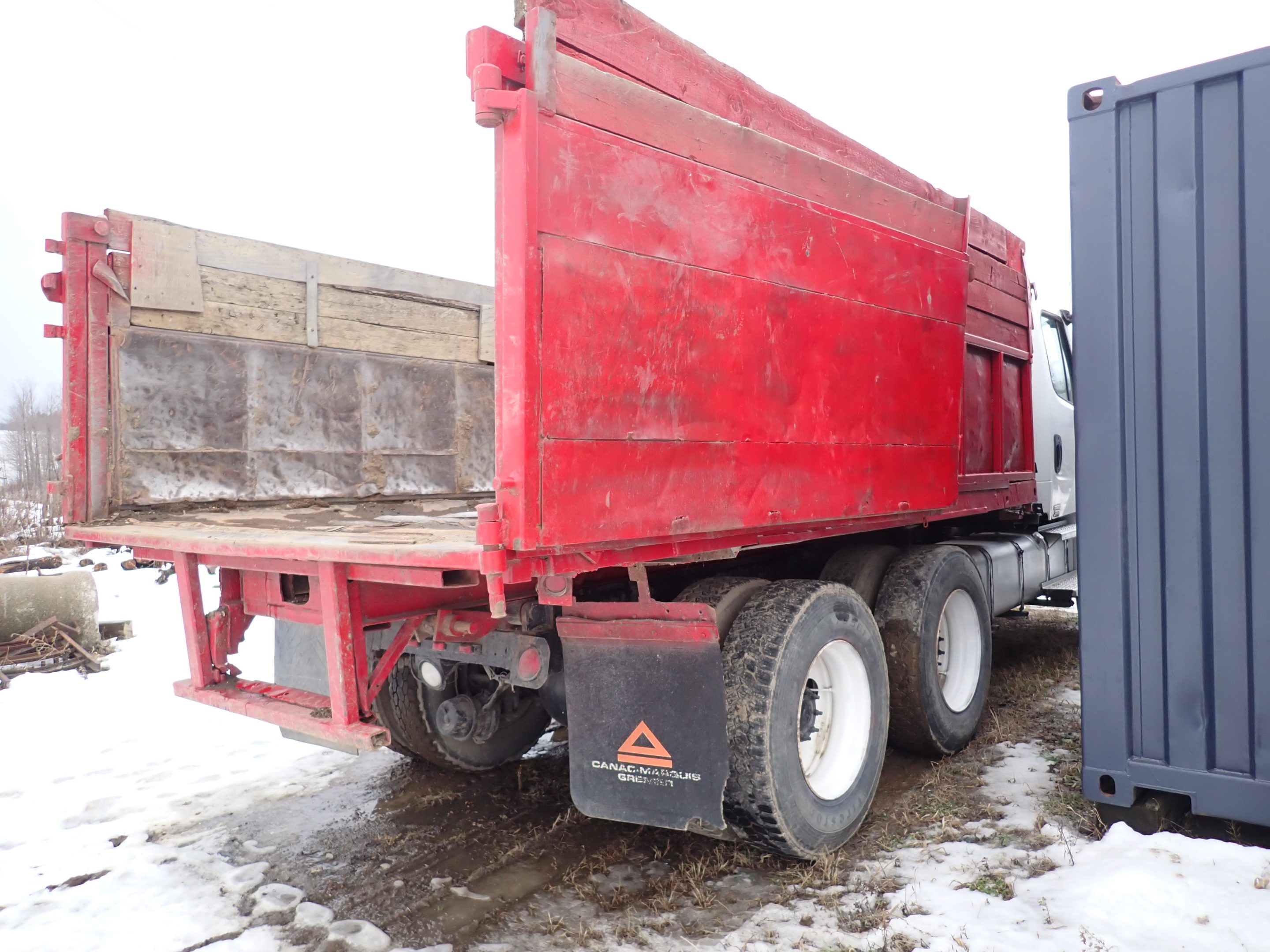 Camion dompeur Freightliner M2 avec roll-off-Année 2006-445581KM-Stock #S1867A/4891 – Image 4