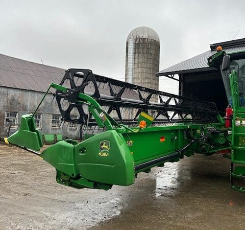 John Deere 635F hydraflex plateform - Year: 2011 - Stock#d8766a