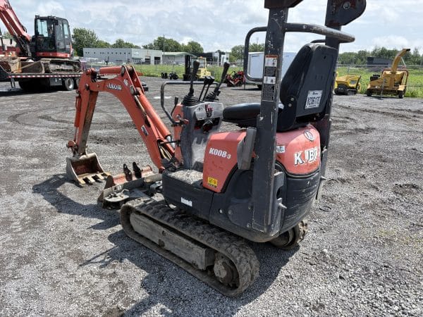 Excavatrice Kubota Kx008 2 bucket pin on 1400 heures-année:2014-Stock#E1223M/9645