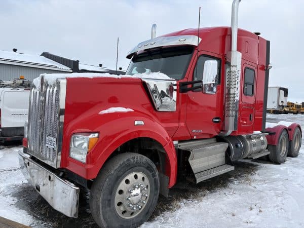 Camion 10 roues couchette Kenworth W990 avec wetkit-Moteur MX13-180.000KM-Année 2020-Stock #E1317A/10413