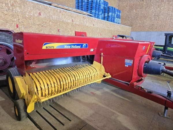Presse New Holland Commercial BC 5070 balance et agxellence pour compter les coups de foulon  - Année:2018 - Stock#d10477c