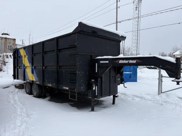 Trailer dompeur gooseneck Weberlane 2 essieux-Année:2017-Stock#E1319D/10449