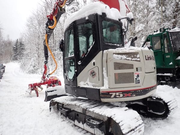 Excavatrice Link Belt 75 X3 2023 avec tête multifonctionnelle Tapio 400 2023