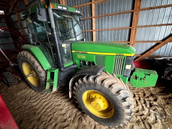 Tracteur John Deere 7410 powerquad - Année:1997 - 14000 hrs - Stock#d9455d