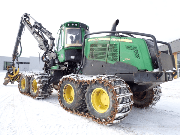 Bûcheuse multifonctionnelle John Deere 1270G 2018 avec tête H415
