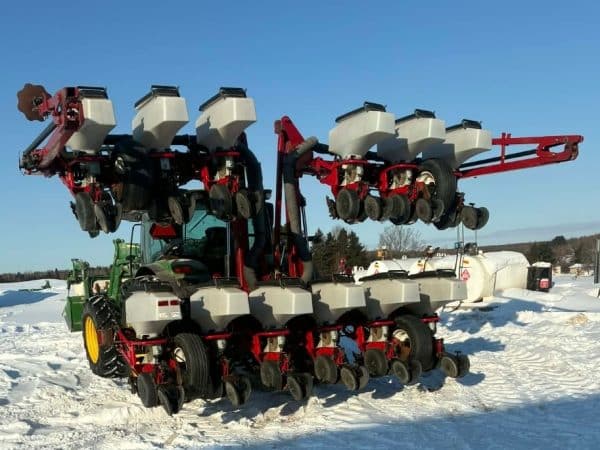 Planteur Stack Fold White 8702 12 rangs marqueur, tasse résidu, boite 3 minot - Année:2011 - Stock#d7011p