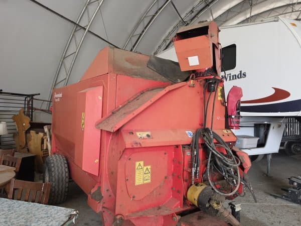 Hache-paille Kverneland 856 avec chute - Année:2008 - Stock#d10792m