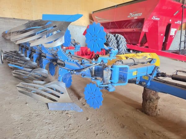 Charrue réversible Lemken Diamant 11 6 rangs avec coutre État 9.5/10 - Année:2014 - Stock#d10592d