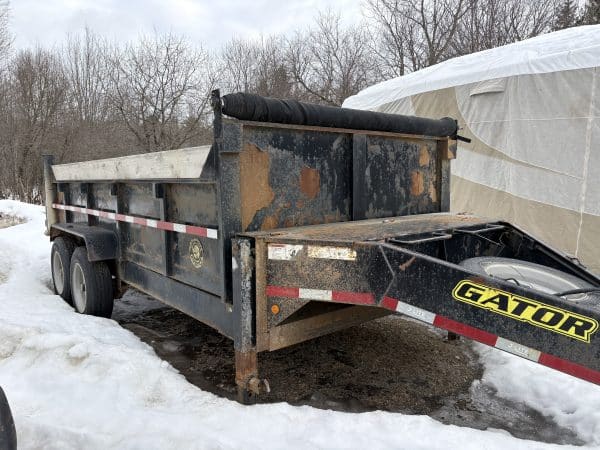 Trailer dompeur 2 essieux 8000 lbs Gator 7x14-Année:2020-Stock#E1355A/10760