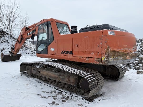 Excavatrice Daewoo Solar255LC-V quick attache manuel 2 godets Garrier-Année:2007-12.000 heures-Stock#E1301C/10346