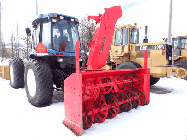 Souffleur à neige Normand 104po-Chute industrielle-Tambour rotatif-Fan 6 palettes-Gear box-Stock #S1352B/5248